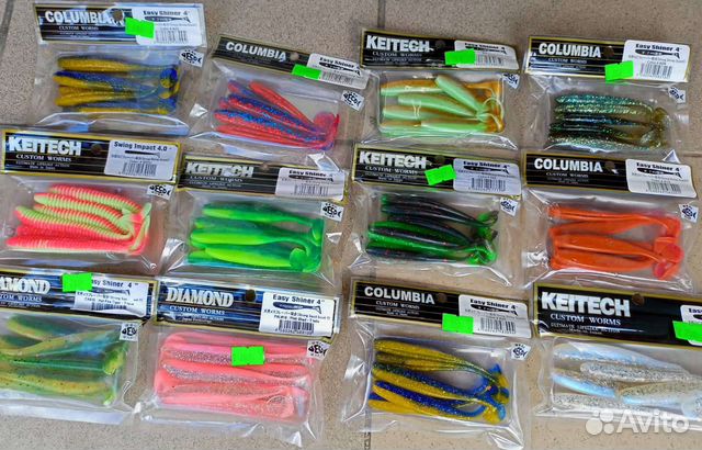 Keitech, Diamond, Columbia силиконовые приманки