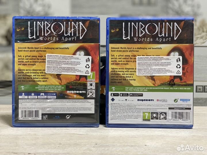 Unbound Worlds Apart (Новый) Sony PS4 / PS5