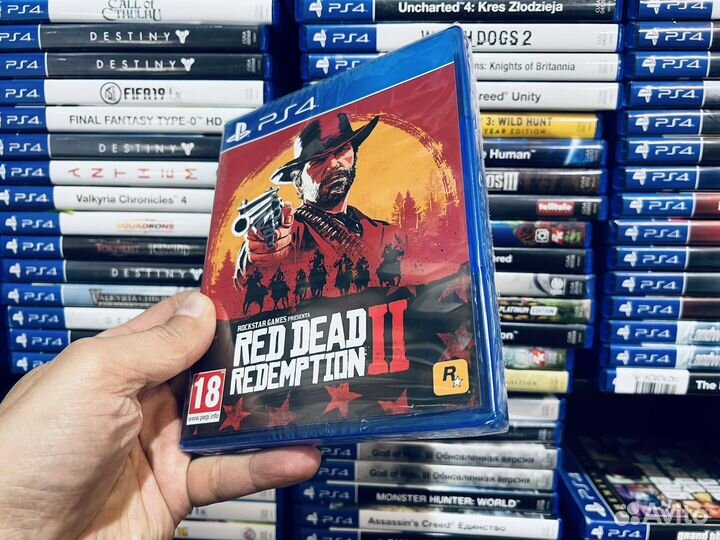 Red dead redemption 2 ps4 новый диск