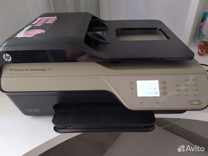 Цвет. струй. мфу HP 4615 (на запчасти или чистку)