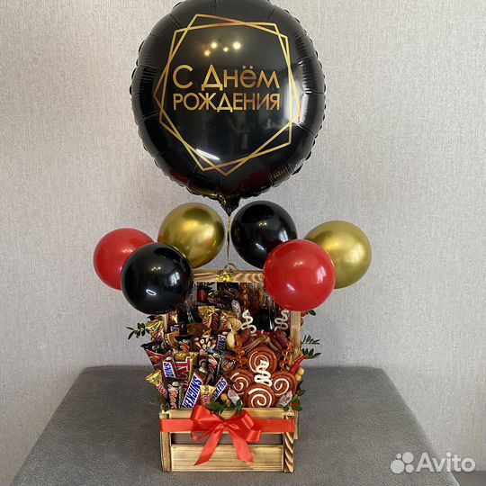 Съедобные мужские букеты