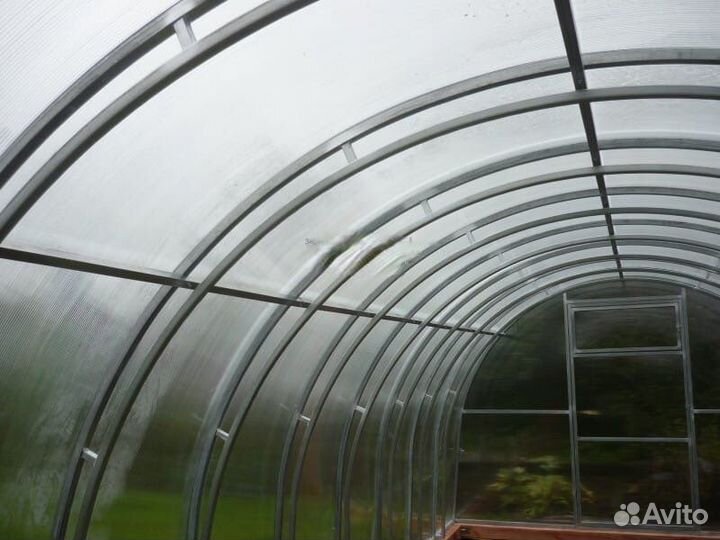 Теплица с двойной дугой усиленная