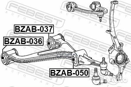 Bzab-050 сайлентблок переднего нижнего рычага