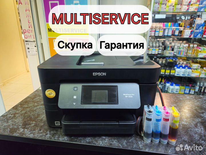 Мфу Epson WF-3720 WI-FI, Сетевой