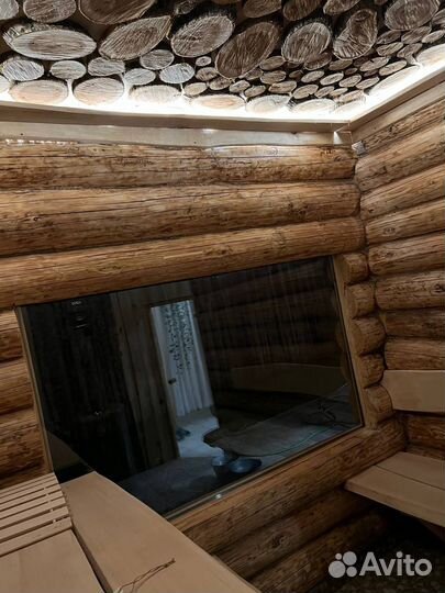 Новая Баня на дровах с бассейном