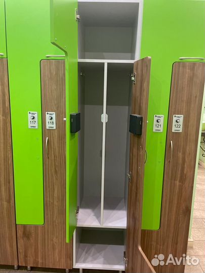 Шкафчики с системой электронных замков Gantner