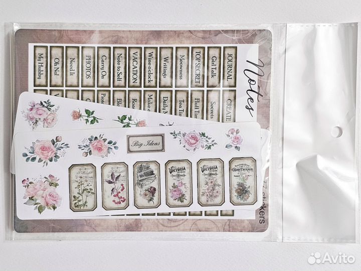 Набор наклеек Notes