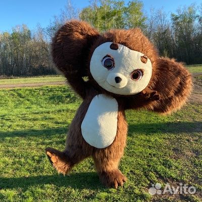 Поздравление ростовой куклы Чебурашки Ушастика