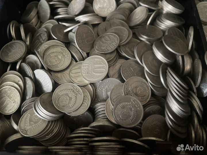 Монеты СССР 10 копеек с 1961 по 1991 годы