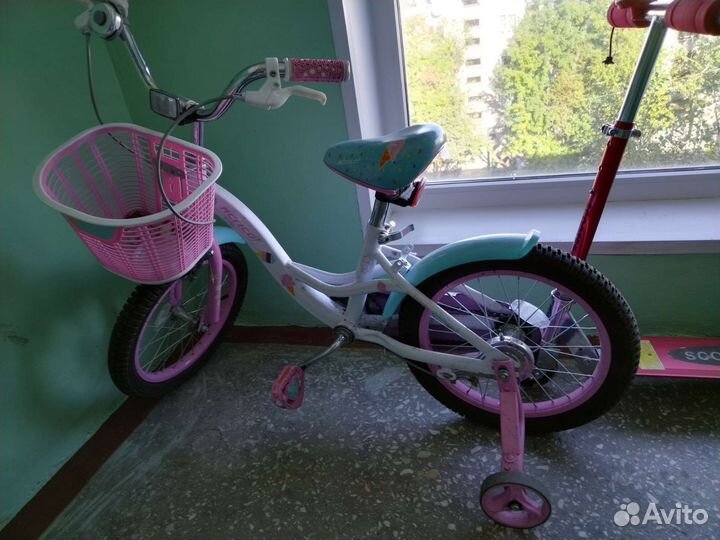 Велосипед и 2 самоката