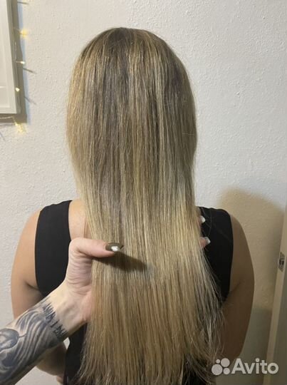 Наращивание волос, капсуляция волос