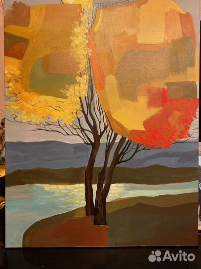 Картина маслом и акрилом на заказ