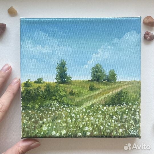 Картина маслом на холсте пейзаж