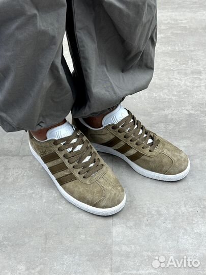 Adidas Gazelle Brown Khaki Original