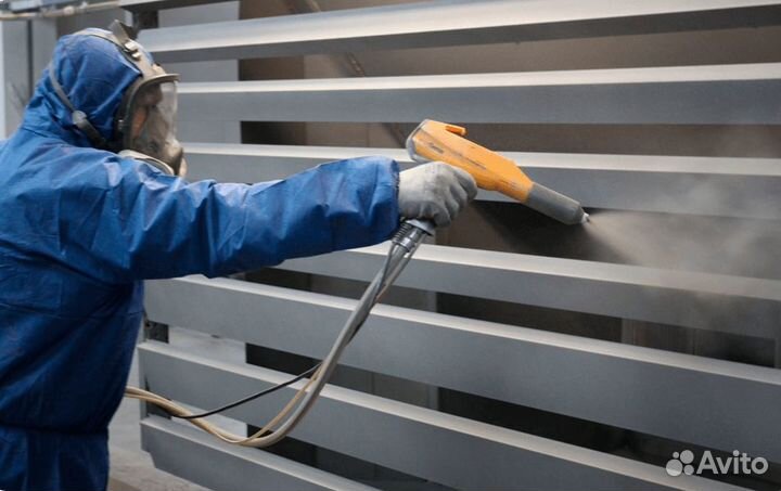 Порошковая полимерная покраска металлоизделий