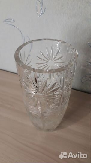 Ваза хрустальная винтаж