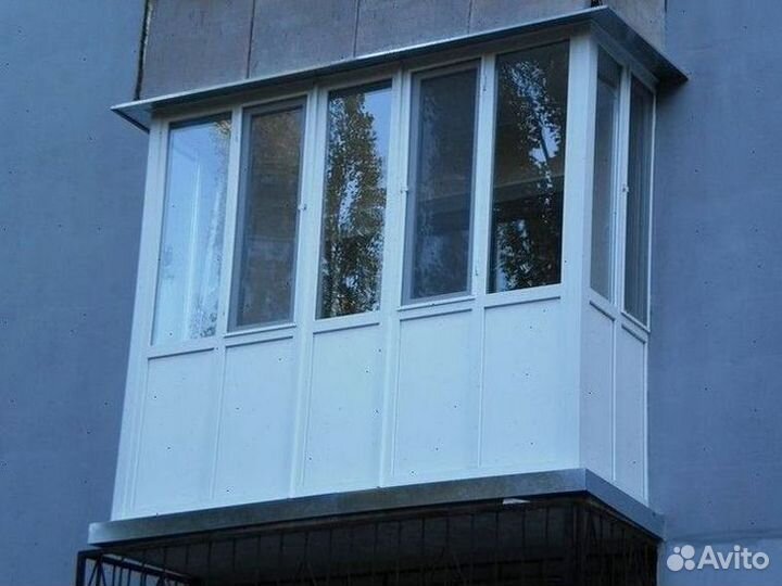 Пластиковые балконы под ключ