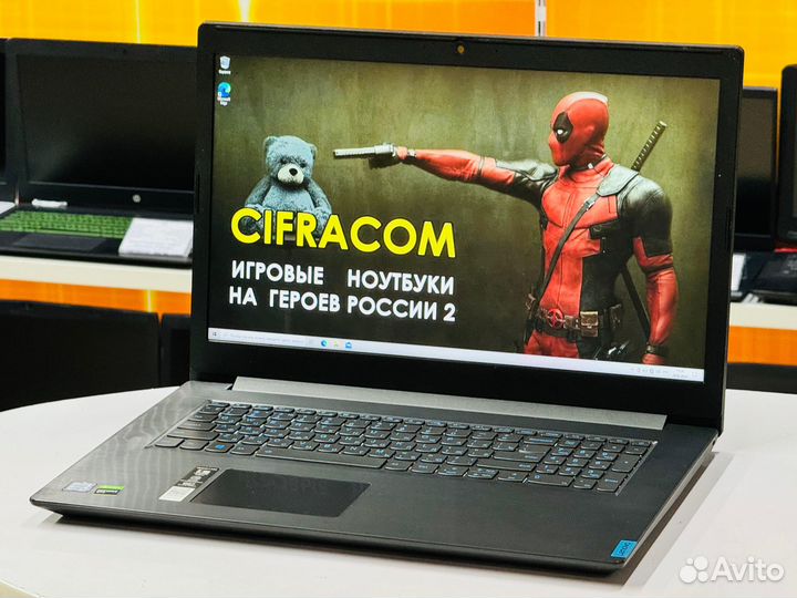 Игровой Lenovo 17.3''IPS Core i5 9Th 16Gb GTX1650