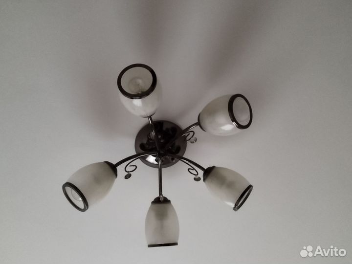 Люстра потолочная бу