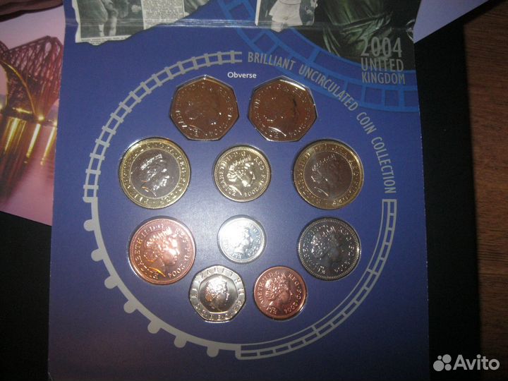 Великобритания 2004 г. годовой набор монет