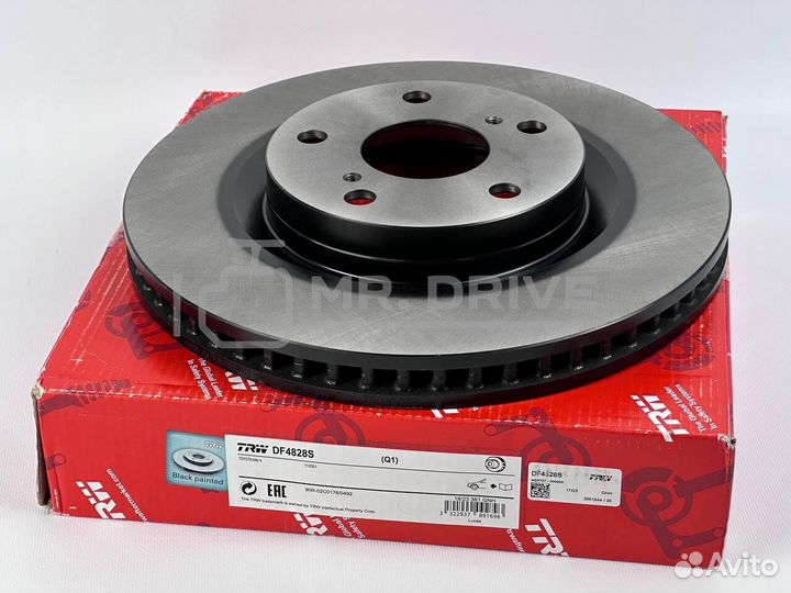 Передний тормозной диск TRW DF4828S