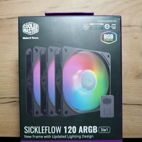 Вентиляторы Cooler Master SickleFlow 120 argb 3in1