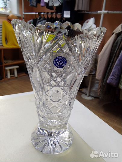 Ваза хрустальная СССР