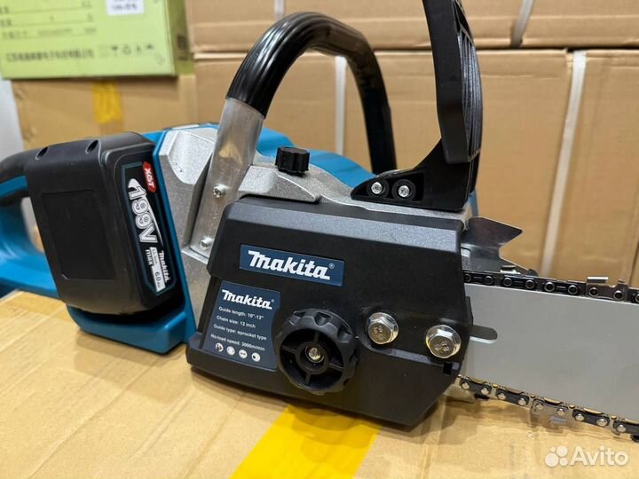 Пила Makita аккумуляторная с двумя АКБ 16' 2500W