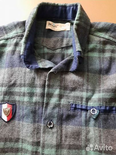 Рубашка для мальчика 12-13 лет рост 152см