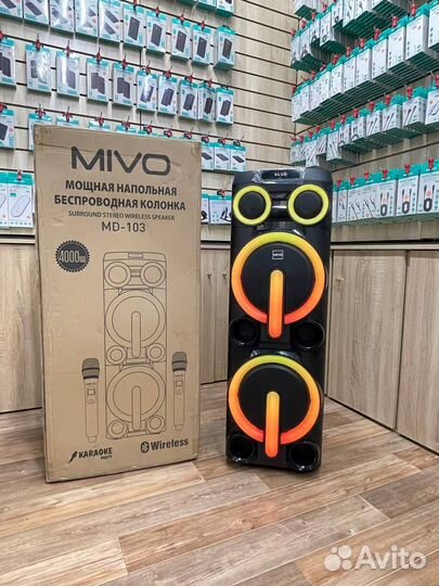 Mivo MD 103портативная акустическая караоке 200вт