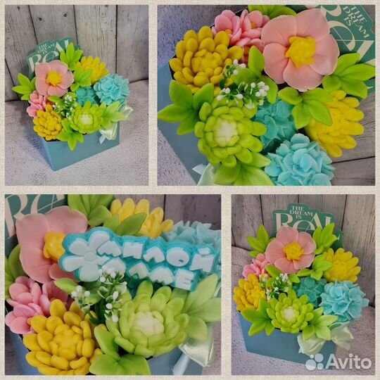 Букет из мыла