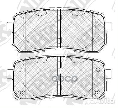 Колодки тормозные дисковые hyundai H-1 2.5 2008