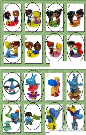 Игрушки из киндер-сюрприза серии 2016 - 2020 годов