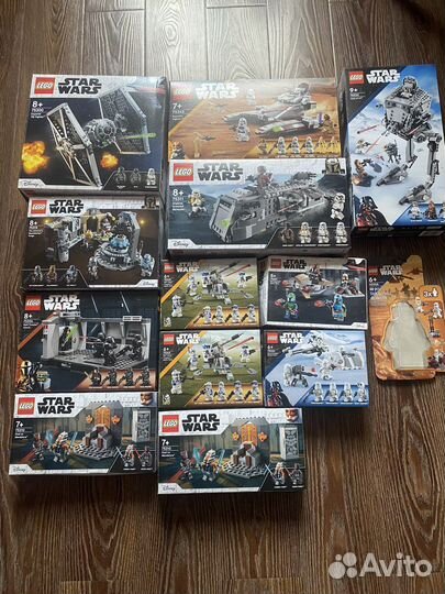 Lego Star Wars и Marvel коробки