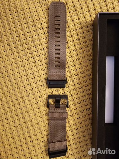 Ремешок Garmin Tactical Coyote Tan nylon 26 mm