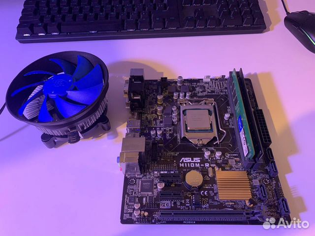 Asus H110M-R + Pentium G4400 + 8GB купить в Москве | Электроника | Авито