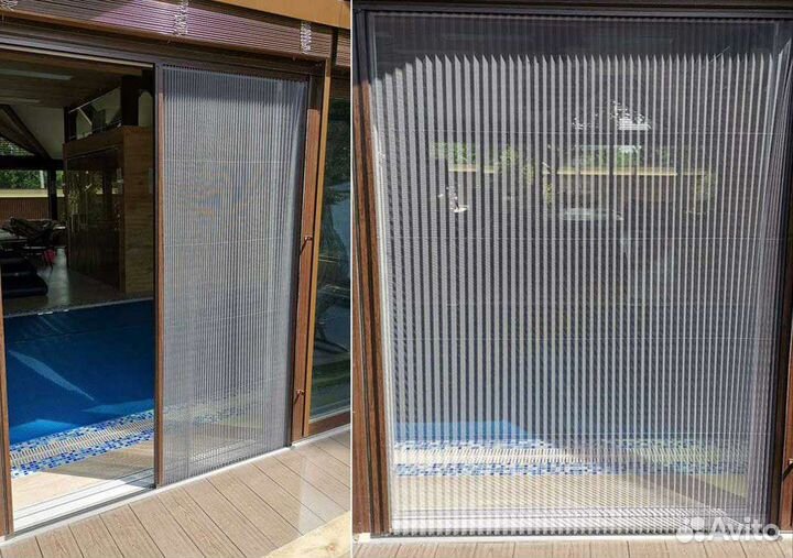 Москитные сетки гармошка