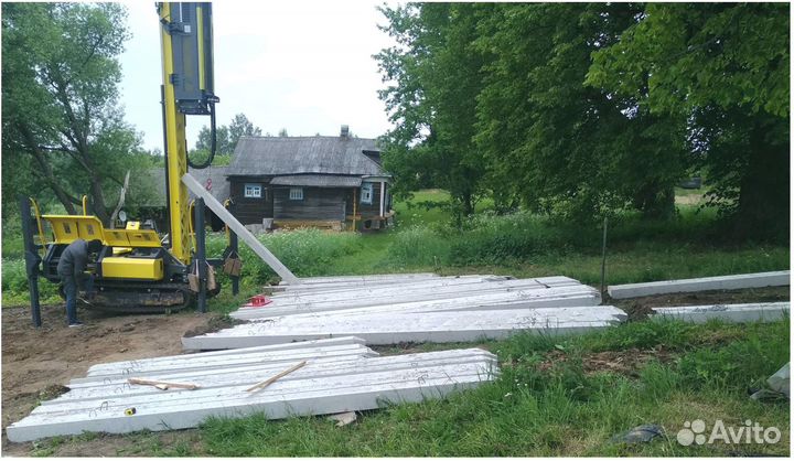 Фундамент из жб свай