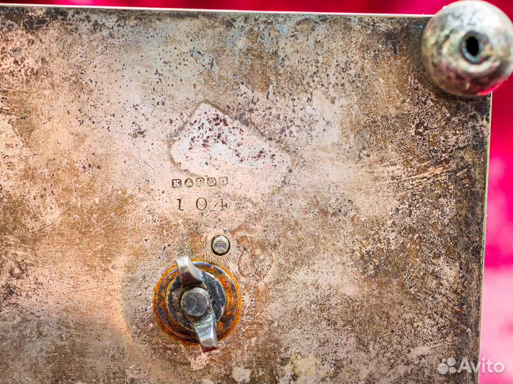 Набор для специй на поставке мельхиоровая