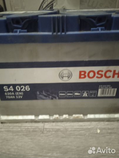 Аккумулятор bosch