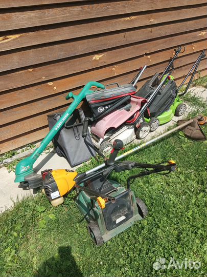 Газонокосилки на запчасти
