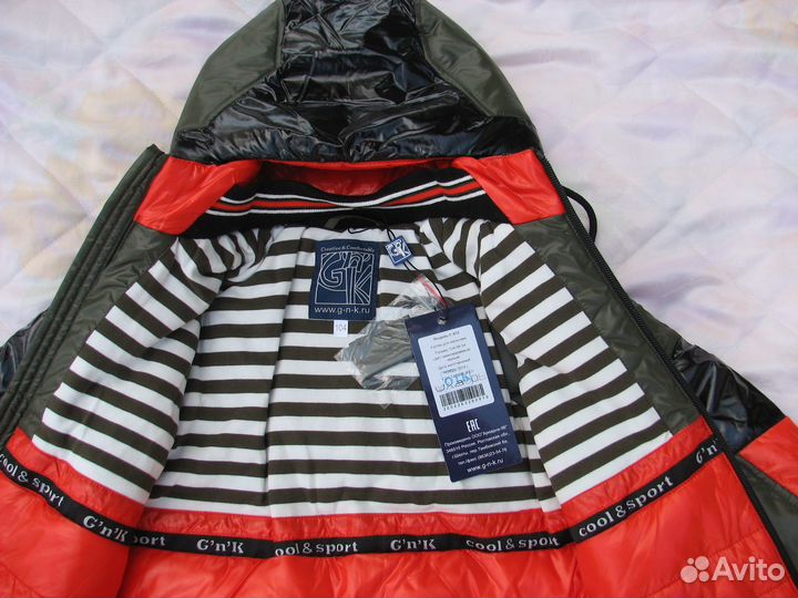 Новая теплая демисезонная куртка от 0 до +10