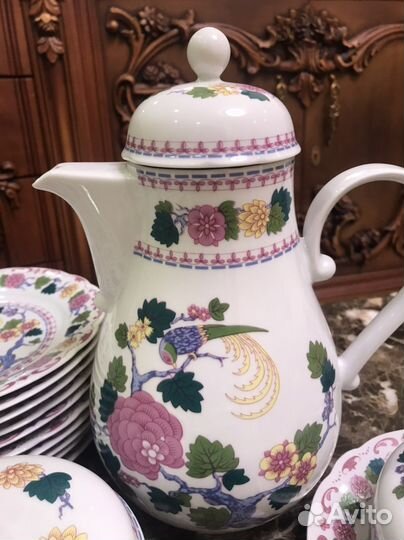 Посуда винтажная Кахла Райские птицы