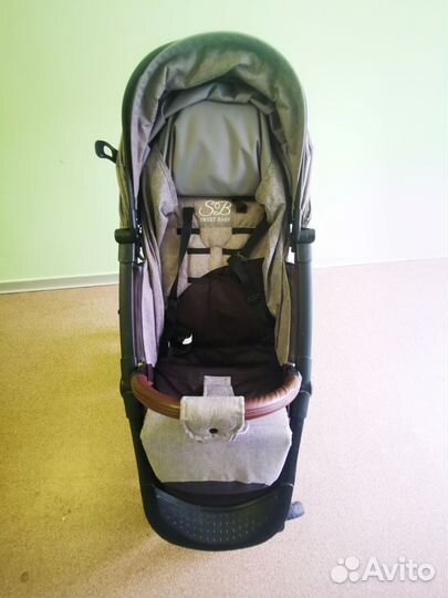 Коляска всесезонная прогулочная, колёса надувные
