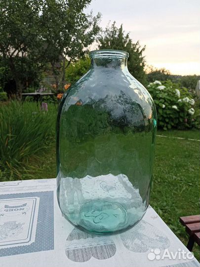 Бутыль стеклянная 10л