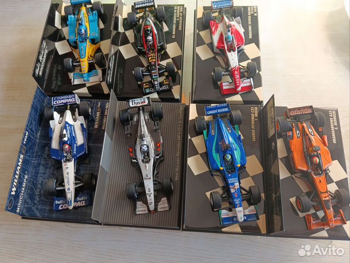 1/43 F1 minichamps сезон 2002