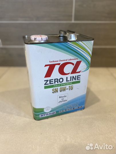 Масло моторное 0w16 TCL zero line