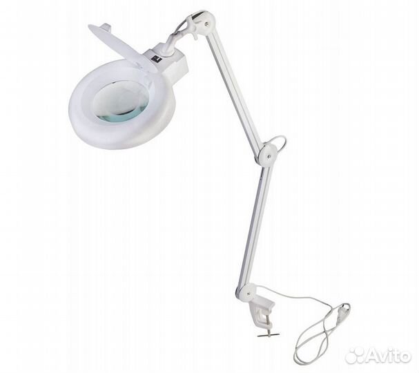 Настольная лампа-лупа с подсветкой Veber 8608D 3D