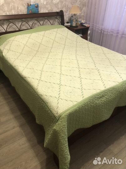 Комплект покрывало + шторы и тюль