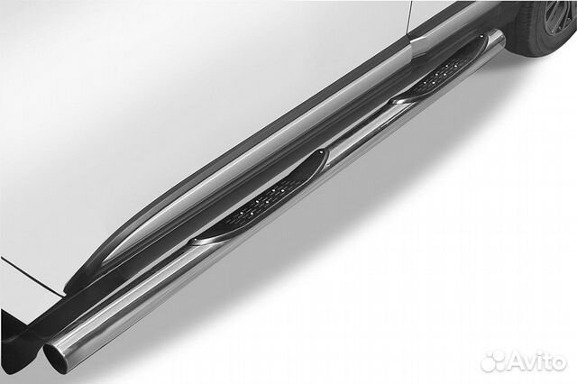 Защита порогов d76 Mitsubishi outlander mout15-005